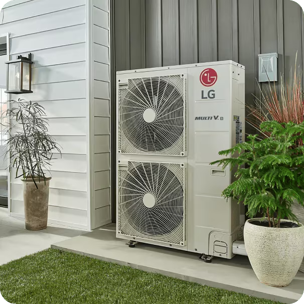 HVAC outdoor condenser unit